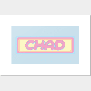 CHAD - Retro Design Posters and Art